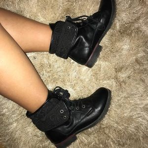 Black booties